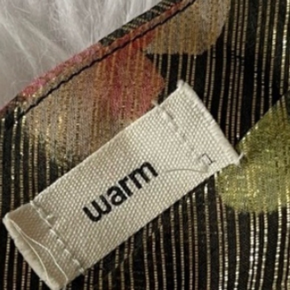 WARM silk metallic woven slip dress relax fit - Picture 3 of 16